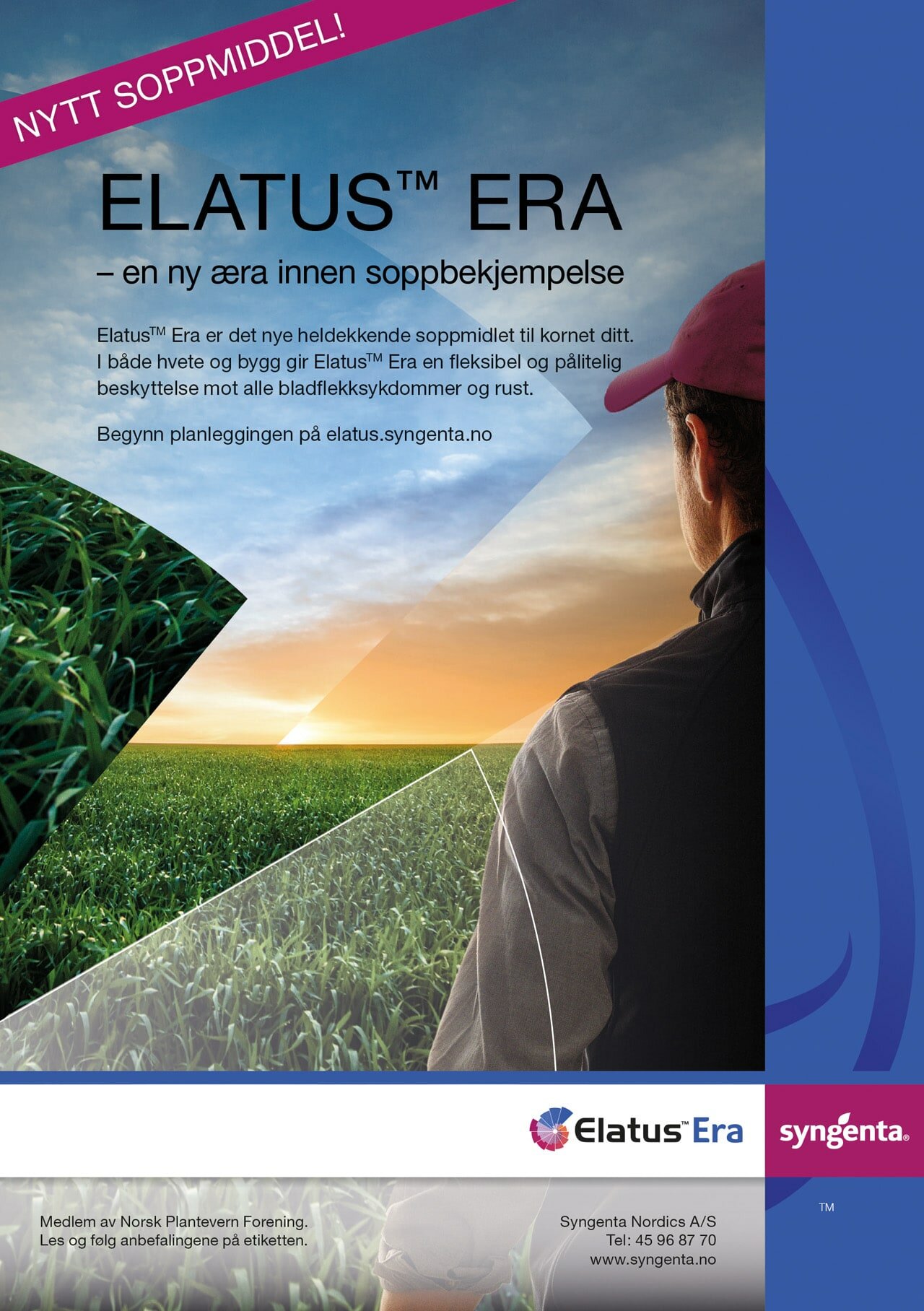 Annonse, Elatus Era – mot alle bladflekksykdommer og rust.